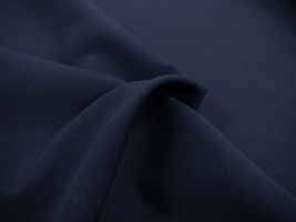 お洋服づくりのためのトロピカルストレッチ無地ネイビー