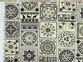 スケアープリント アーティスティックハーモニー「Pottery」グレー系