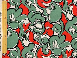 コットンこばやし綿麻キャンバスプリント「ジニア」_拡大イメージ