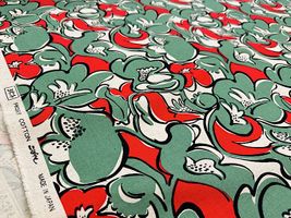 コットンこばやし綿麻キャンバスプリント「ジニア」_拡大イメージ