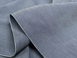 【現品限り特価】広島県福山産インディゴストレッチシャンブレー_拡大イメージ