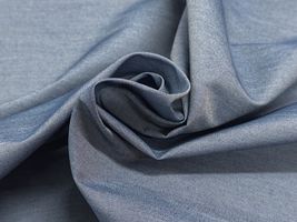 【現品限り特価】広島県福山産インディゴストレッチシャンブレー_拡大イメージ