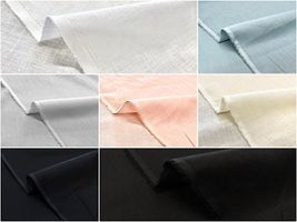 【現品限り特価】ハリのある広幅コットンリネン無地_拡大イメージ