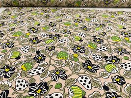 コットンこばやし 白いちごの綿麻キャンバスプリント_拡大イメージ