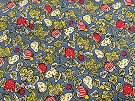 コットンこばやし 白いちごの綿麻キャンバスプリント_拡大イメージ