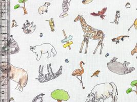 minaco sakamoto「ひとふでがき動物園」オフホワイト