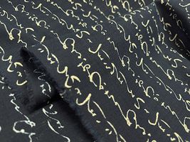 藍染め調ムラ糸クロス和柄プリント_拡大イメージ