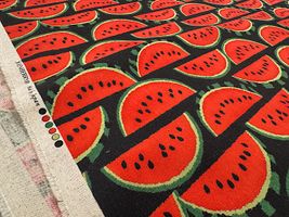 スイカの綿麻キャンバスブリント_拡大イメージ
