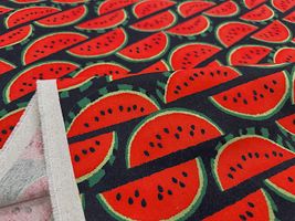 スイカの綿麻キャンバスブリント_拡大イメージ