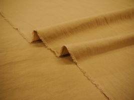 ニュアンスカラーの綿麻ブロードハンドワッシャー「MINAMO」キャメル