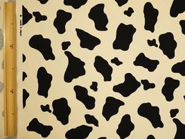 NEW 牛柄のツイルプリントアイボリー地