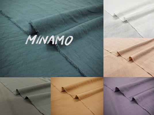 ニュアンスカラーの綿麻ブロードハンドワッシャー「MINAMO」