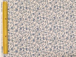 【現品限り特価】青い小花のリップルプリント_拡大イメージ