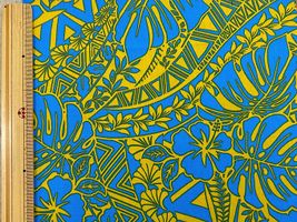 T/Cハワイアンプリント「ハワイアンパターン」カラシ