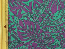 T/Cハワイアンプリント「ハワイアンパターン」グリーン