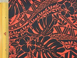 T/Cハワイアンプリント「ハワイアンパターン」オレンジ