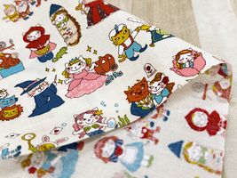 シーチングプリント夢見るにゃんこ物語「なりきりヒロイン」_拡大イメージ