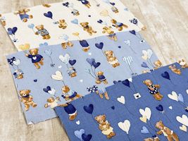 シーチングプリント un/no「ハートフル・ギフト」_拡大イメージ