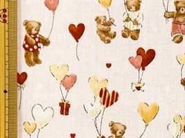 シーチングプリント un/no「ハートフル・ギフト」_拡大イメージ