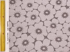 デニムライクオックスプリント「Flowers」_拡大イメージ