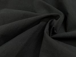 お洋服づくりのためのコットンワッシャークロス「ファボリ」ブラック