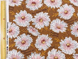 北欧調綿麻キャンバスプリント「Margaret」ブラウン