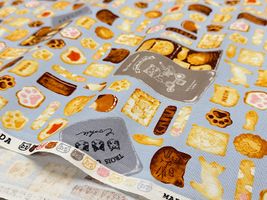 オックスプリント「猫のクッキー缶」_拡大イメージ