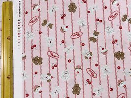 子犬のシーチングプリント「Whip puppies」_拡大イメージ