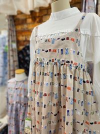 my piece of fabric 60ローンプリント「せんたくびより」_拡大イメージ