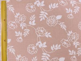 バッキンガムプリント「コクリコのお花」ピンク