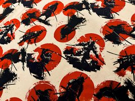 JAPANシーチングプリント「侍〜SAMURAI〜」_拡大イメージ
