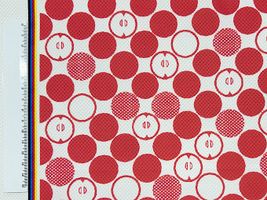 【現品限り特価】お買い得価格のクールクロスニット「ドットアップル」レッド