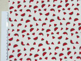 「接触冷感！ときめきサマー！スイカ」のクールクロスニット赤系