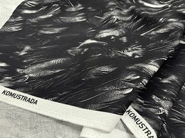 Gothicインクジェットシーチングプリント「Crow」_拡大イメージ