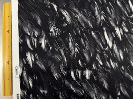 Gothicインクジェットシーチングプリント「Crow」ブラック系