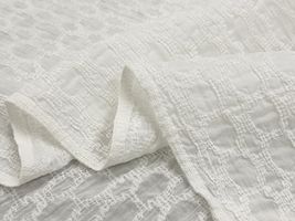 【現品限り特価】Exclusive Collection コットンローンレース 「連なるサークル」_拡大イメージ