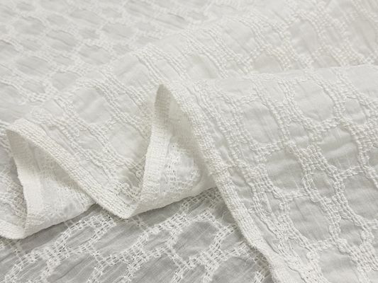 【現品限り特価】Exclusive Collection コットンローンレース 「連なるサークル」