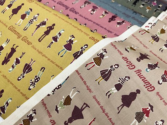 シーチングプリント un/no「Retro fashion」