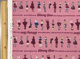 シーチングプリント un/no「Retro fashion」_拡大イメージ