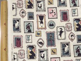 シーチングプリント un/no「Fashion collection」アイボリー