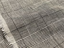 Exclusive Collection 西脇産先染綿麻ワッシャーチェックグレンチェック