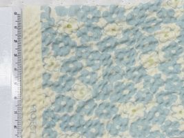 コットンこばやしリップルプリント「お花畑」ペールブルー