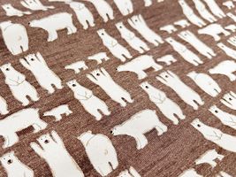 コットンこばやし ナチュラルカラーのプチくまツイルブラウン