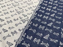 Exclusive Collection 播州織ダブルガーゼジャカードイヌ