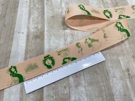 リボンマート 38mm幅のグログランリボン大塚屋緑