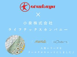 Otsukaya×koizumiクールクロスニット 「北欧調幾何学チーズ」_拡大イメージ