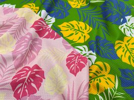 Otsukaya×koizumiクールクロスニット「ハワイアンモンステラ」_拡大イメージ