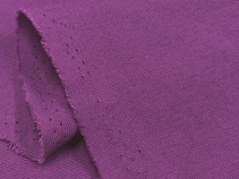 【現品限り特価】強撚フライスニットパープル