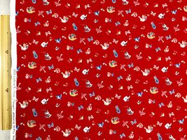 シャーティングプリント 松山敦子30`sCollection「お散歩ティータイム」レッド