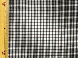 【現品限り特価】Exclusive Collection 西脇産先染ナチュラルボイルチェックブラック